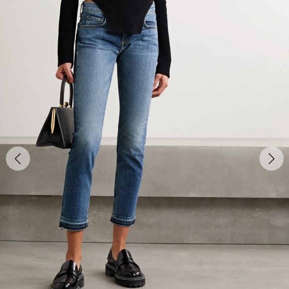 RAG & BONE Dre Capri Low-Rise Jeans in Livingston Wash Size 26 - Picture 1 of 11